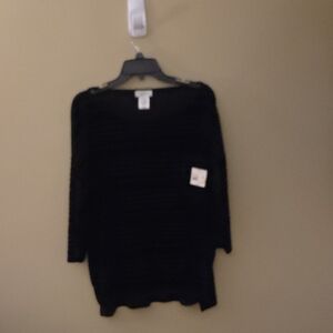 Velvet Women's Classic Black Sweater
